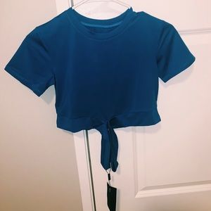 Nvgtn blue Crossbody Tee